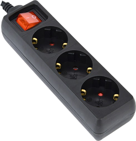 Мережевий фільтр EnerGenie EG-PSU3-01 0.6m (EG-PSU3-01)