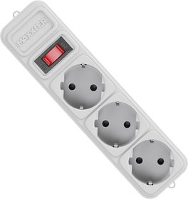 Мережевий фільтр Maxxter 1.8м серый (SPM3-G-6G)