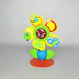 Музичний квіточка "TK Group" УКРАЇНСЬКЕ ОЗУЧ., 3 пісні світлові ефекти тріскачка звуки на присосці (36687), фото 2