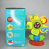 Музичний квіточка "TK Group" УКРАЇНСЬКЕ ОЗУЧ., 3 пісні світлові ефекти тріскачка звуки на присосці (36687), фото 4