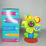 Музичний квіточка "TK Group" УКРАЇНСЬКЕ ОЗУЧ., 3 пісні світлові ефекти тріскачка звуки на присосці (36687), фото 5