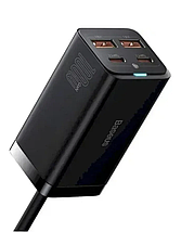 Мережевий зарядний пристрій Baseus GaN3 Pro 4 Ports Desktop Charger 100W Black (CCGP000101), фото 2