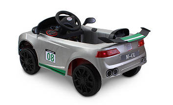 Електромобіль Just Drive Mercedes-CL (2 мотори по 20W, акумулятор 6V7AH, пульт 2,4G, MP3) Срібний, фото 2