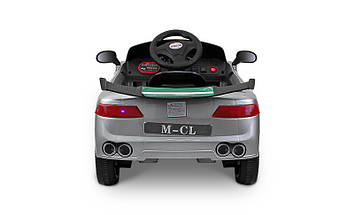 Електромобіль Just Drive Mercedes-CL (2 мотори по 20W, акумулятор 6V7AH, пульт 2,4G, MP3) Срібний, фото 3