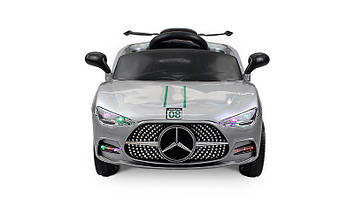 Електромобіль Just Drive Mercedes-CL (2 мотори по 20W, акумулятор 6V7AH, пульт 2,4G, MP3) Срібний, фото 5