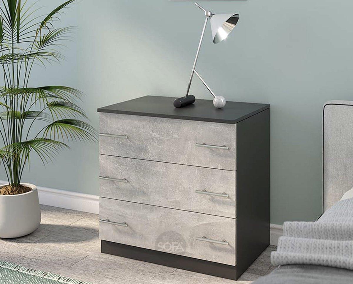 Комод 3Ш 800*450*700 мм, Арт.62243