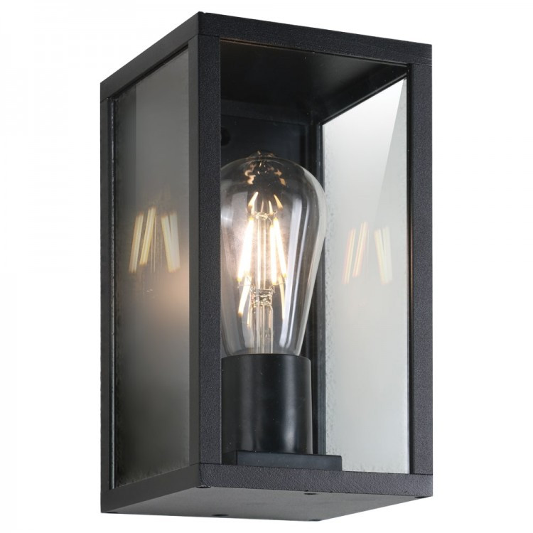 Світильник бра DH0100ARD BLACK Ardero настінний архітектурний під лампу MR16 220V IP54 122х122х225мм, фото 1