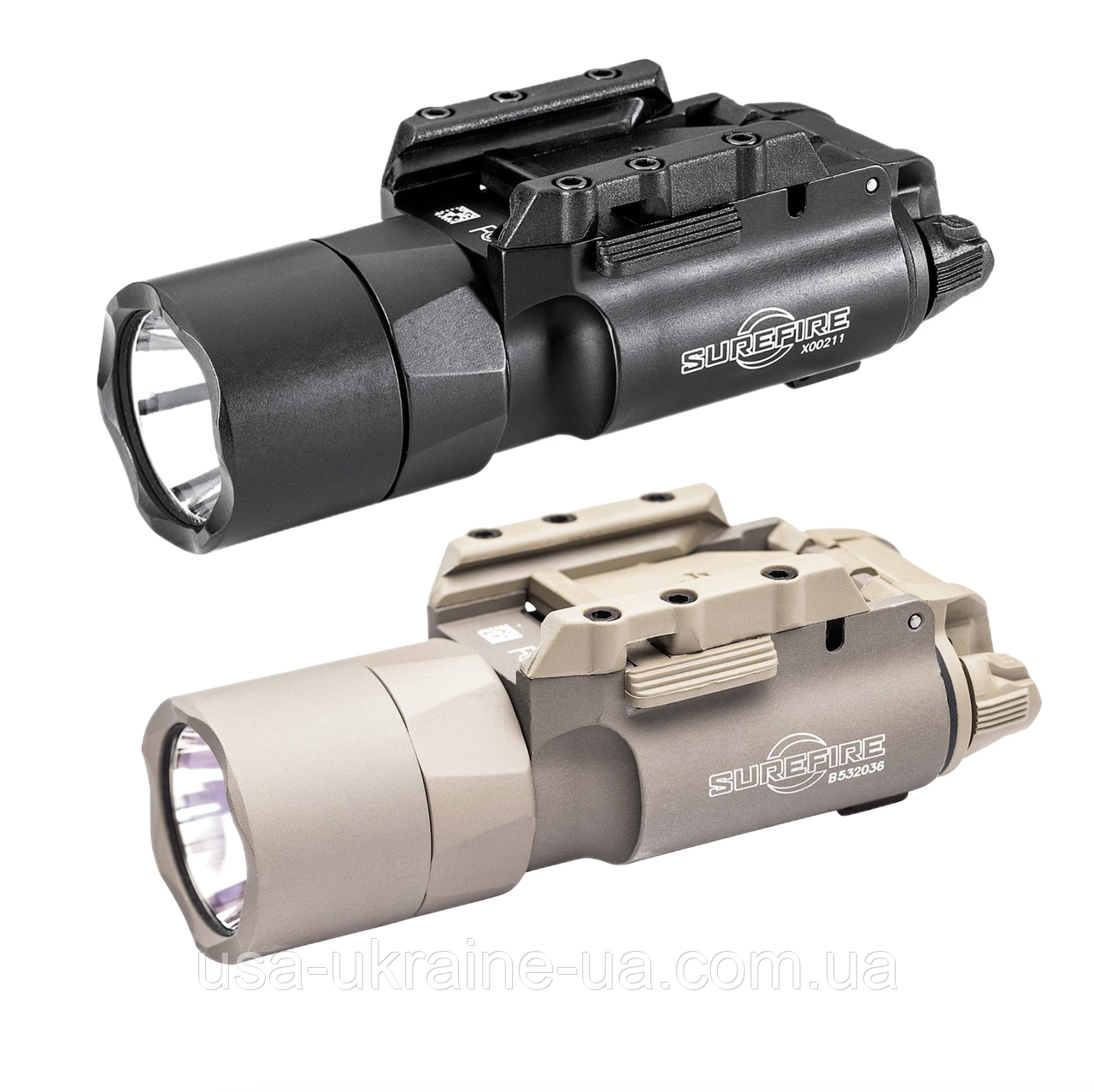 Тактичний ліхтар SureFire X300T-A TURBO чорний /  FDE, фото 1