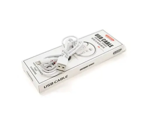 Кабель iKaku Suchang USB - Lightning (M/M), 2.4 A, 1 м, White, фото 1