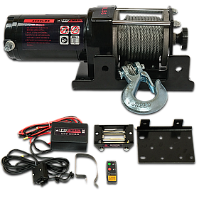 Компактна лебідка Profter 2500 LBS (1133 кг) 12V для автомобілів