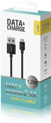 Кабель Piko CB-UT11 USB - USB Type-C (M/M), 1.2 м, Black (1283126489174), фото 4
