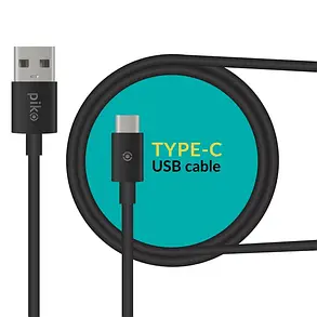 Кабель Piko CB-UT11 USB - USB Type-C (M/M), 1.2 м, Black (1283126489174), фото 3