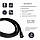 Шланг для ручного душу Qtap Hadice 1600 мм прямокутний QTHADPVCSQ160B Black Matt, фото 4