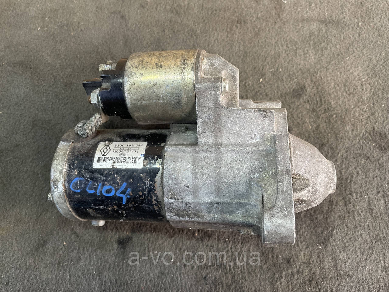 Стартер для Renault Clio 4, Megane, Kangoo, 1.5dci, 8200399594, M000T21471, 13зуб, фото 1
