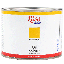 НАЯВНІСТЬ УТОЧНЮЙТЕ Фарба олійна, Жовта світла (506), 490мл, ROSA Studio