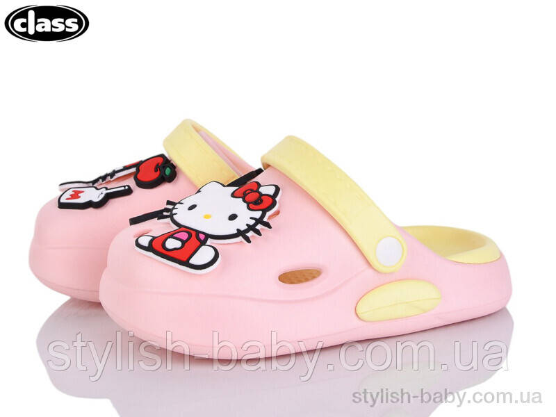 Дитяча колекція літнього взуття. Дитячі крокси 2025 бренда Wei Wei — Class оптом (рр. з 30 по 35)