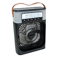 Настільний вентилятор із функцією зволоження повітря 4в1 Air Cooler Fan USB, Чорний портативний вентилятор