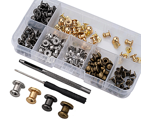 Набір кобурних гвинтів 6мм 80шт