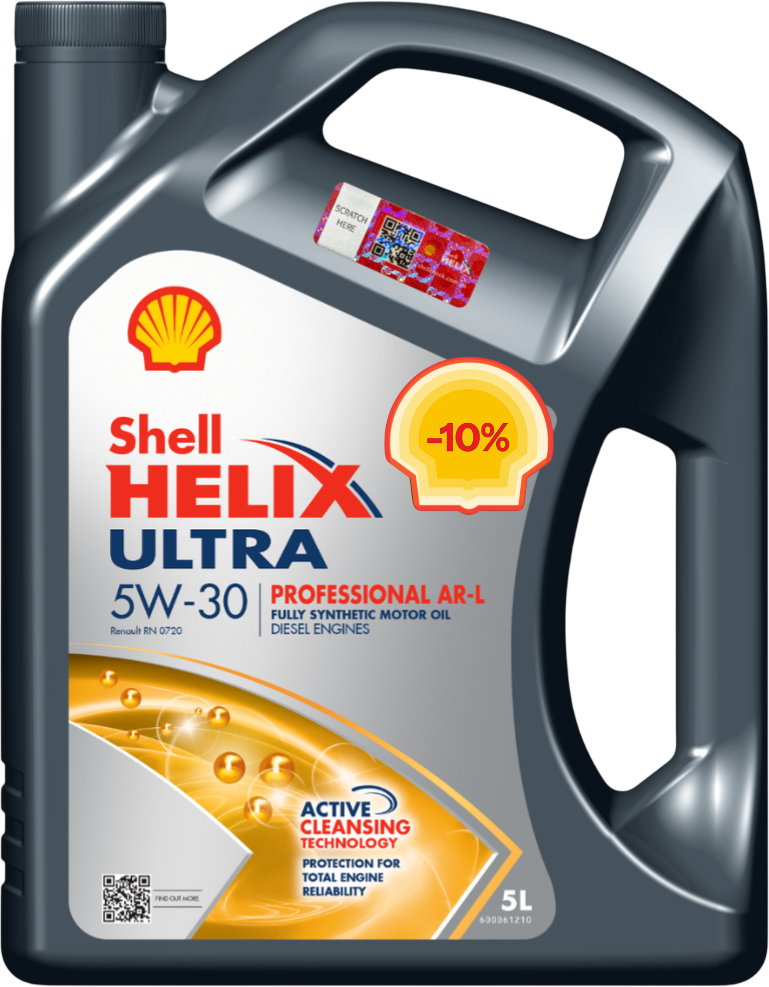Моторна олива Shell Helix Ultra Pro AR-L 5W-30, 5 л