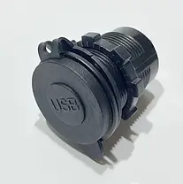 Врізна зарядка PD TYPE-C *2шт 12V-12V (Синя), фото 6