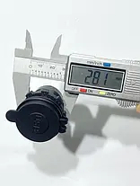Врізна зарядка PD TYPE-C *1шт+QC USB 3.0 12V-12V (червона), фото 4