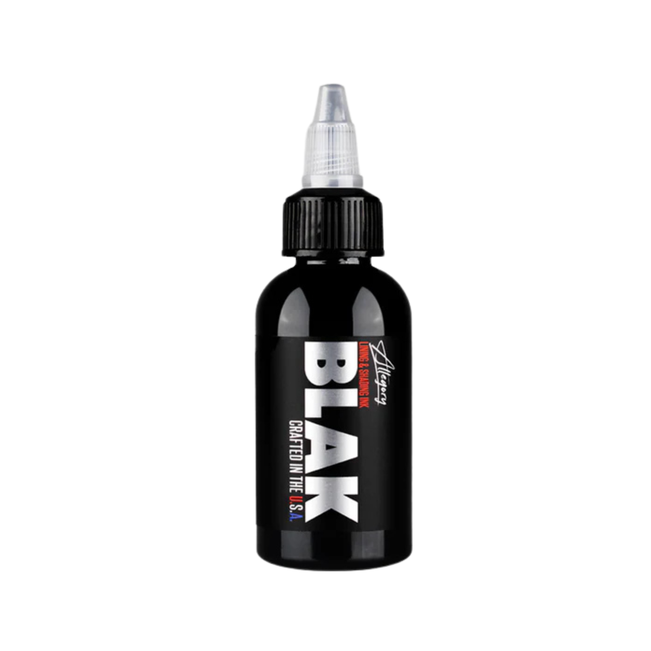 Тату фарба чорна  Allegory Black універсальна Lining And Shading  Crafted USA 60 мл