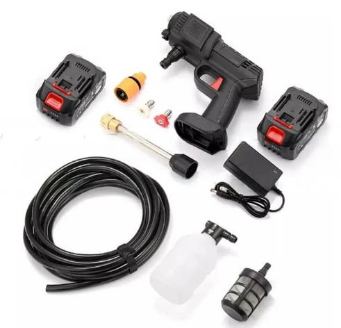 Автомийка високого тиску BOXER BX-7011 36V із двома акумуляторами, фото 1