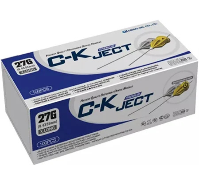 Карпульні голки Ck Ject 0.4*35 мм. Євро стандарт 100 шт./пач.