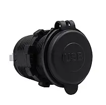 Врізна зарядка USB 2.0-2шт, 1A, 2.1A 12V-12V (червона), фото 6