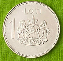 Монета Лесото 1 лоті 2023 р