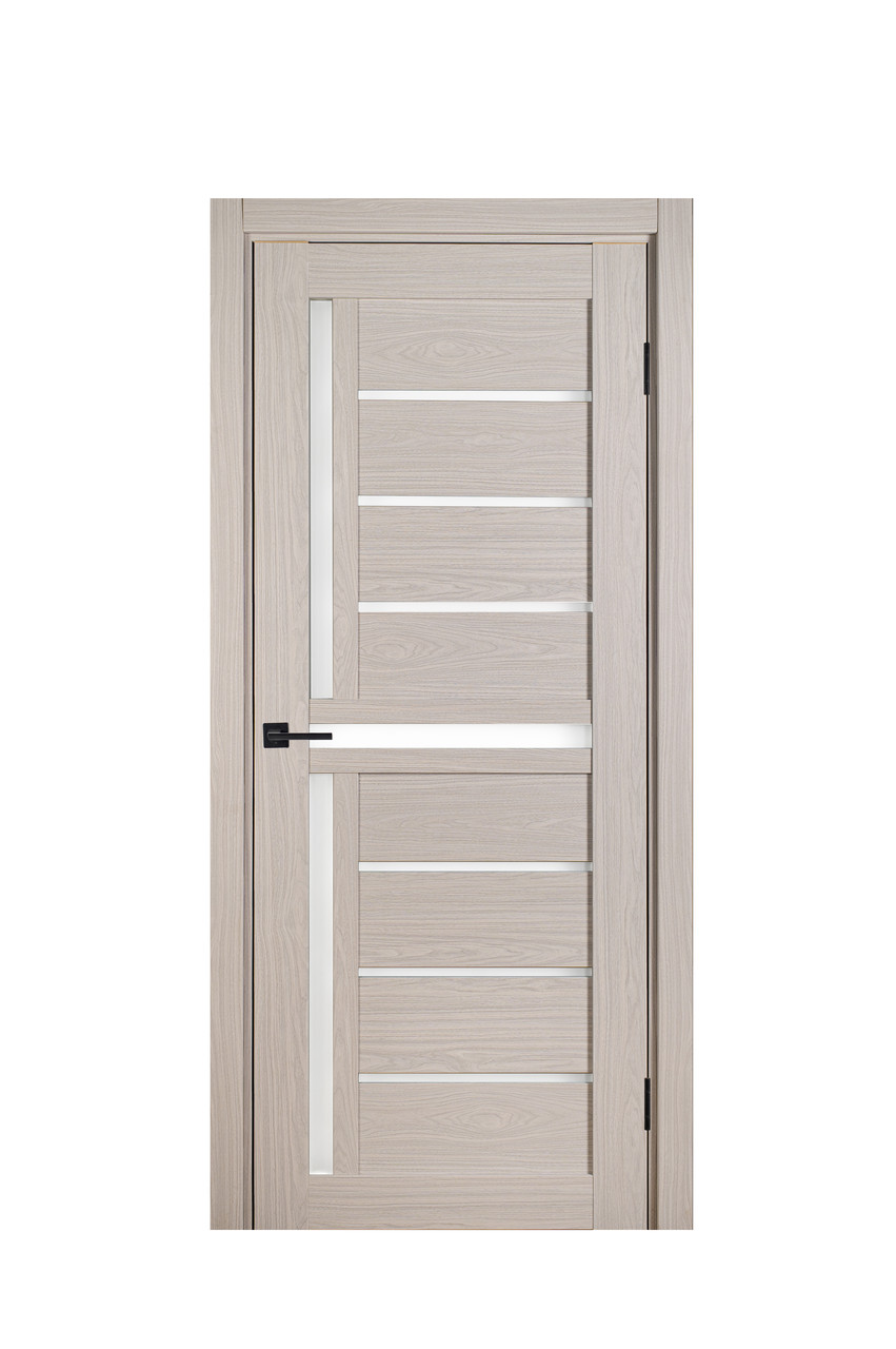Двері Sun Doors Діана New Дуб димчастий + Скло сатин 80*200 см Стильні міжкімнатні двері