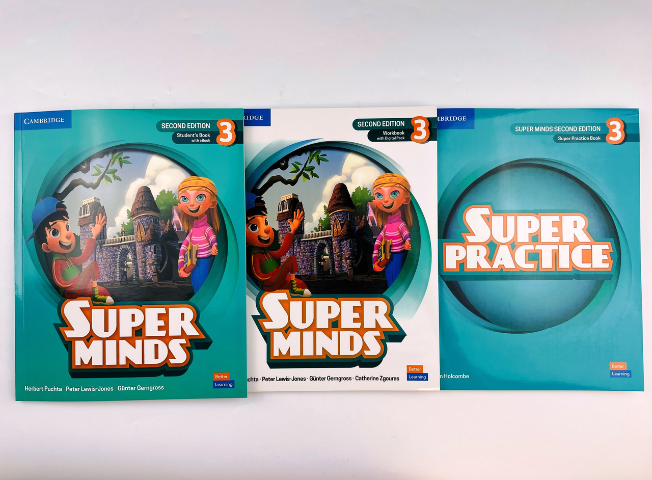 Комплект Super Minds Second Edition 3 Student's Book + Workbook + Super Practice (Підручник + робочий зошит), фото 1