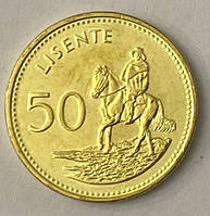 Монета Лесото 50 лісенте 2018 р