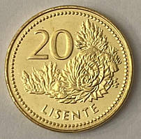 Монета Лесото 20 лісенте 2023 р