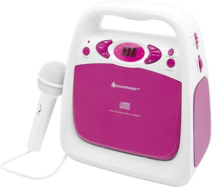 Дитяче радіо, CD/USB-плеєр Soundmaster KCD50pi з функцією караоке, блакитний, Німеччина