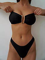 Стильний жіночий купальник "Опіум" (Розмір xs/s, m, l), чорний