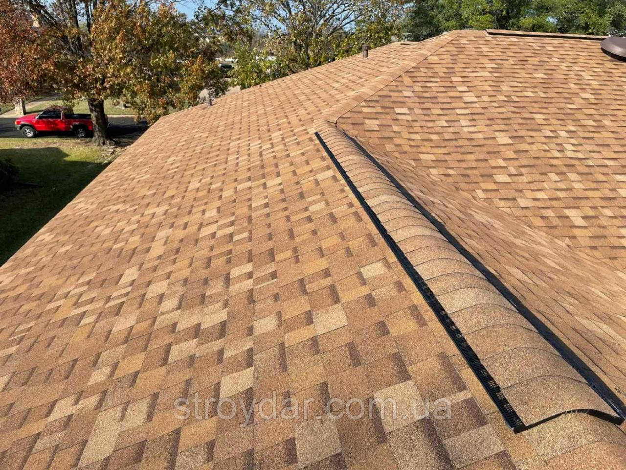 Ламінована бітумна черепиця Owens Corning OAKRIDGE AR Desert Tan