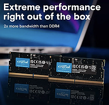 Пам'ять для ноутбуків Crucial 16 GB SO-DIMM DDR5 5600 MHz (CT16G56C46S5), фото 3