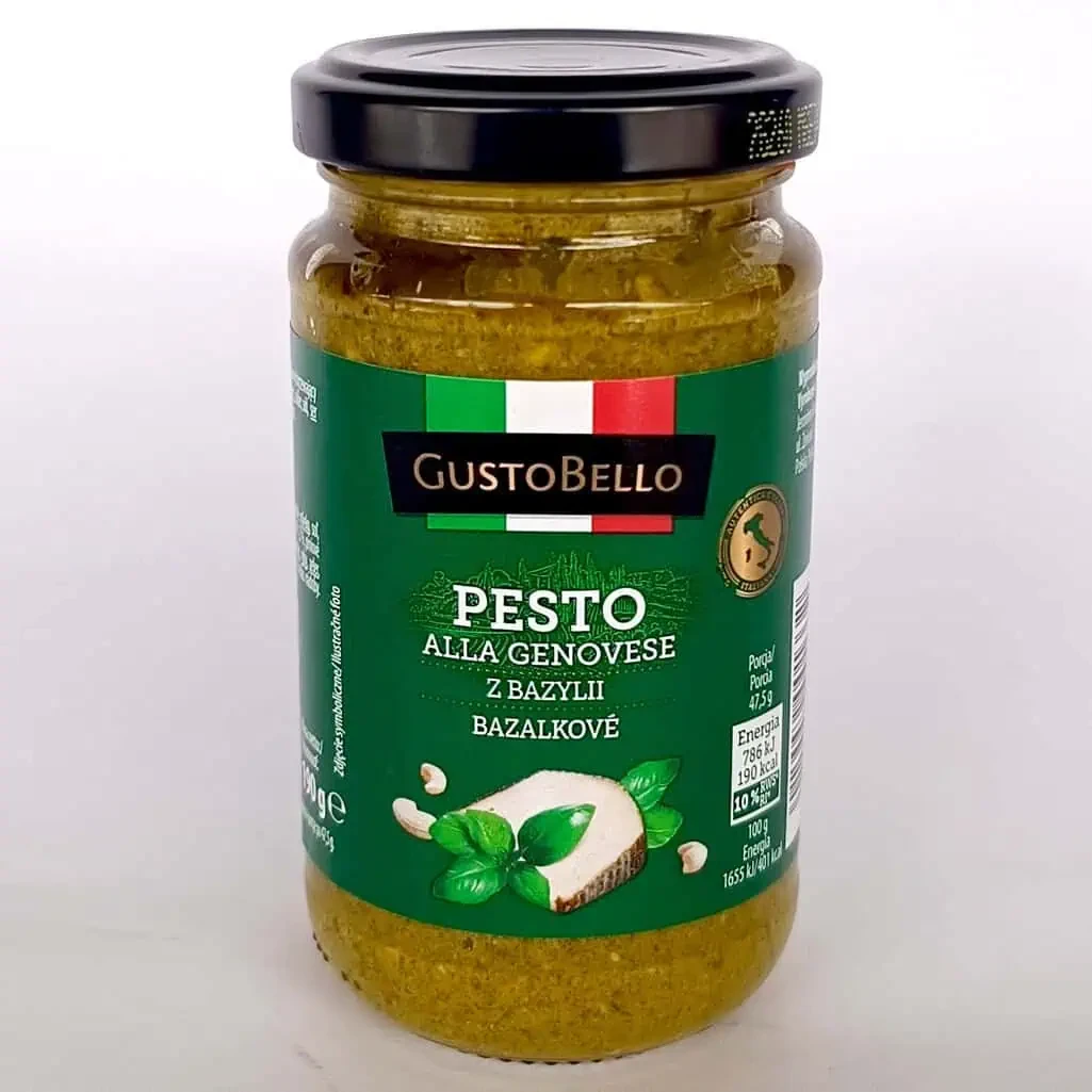 Песто Дженовезе GustoBello – автентичний італійський соус з базиліком 190г