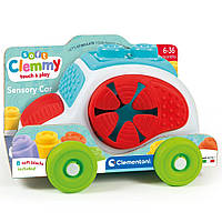 Розвиваюча іграшка Машинка з конструктором Clementoni "Sensory Car" серія "Soft Clemmy" (8 деталей)