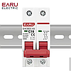 Автоматичний вимикач DC 16А 1000V 2P EARU EACBDC-63/16, фото 6