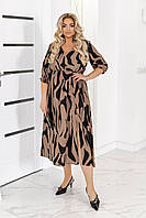 Сукня жіноча міді з принтом 060 (А) Колір 2, 50/52