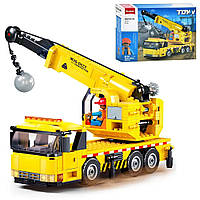 Конструктор SLUBAN M38-B1195 - Автокран колісний - Демолятор, Будівельна Техніка, 293 деталей