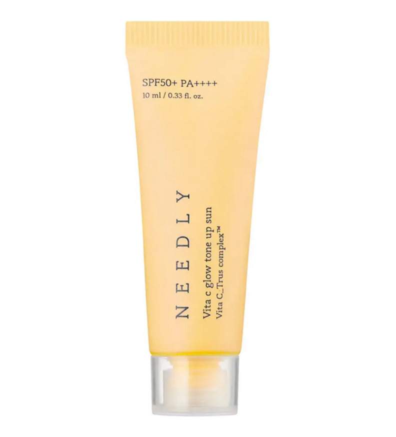 Сонцезахисний крем з ефектом сяйної шкіри Needly Vita C Glow Tone Up Sun SPF 50+ PA++++ 10 мл