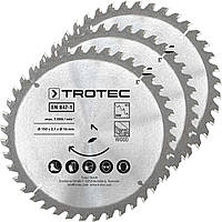 Диск пиляльний Trotec 150х16х2,1 HW40 Wood (3 шт) (6215001321) DS
