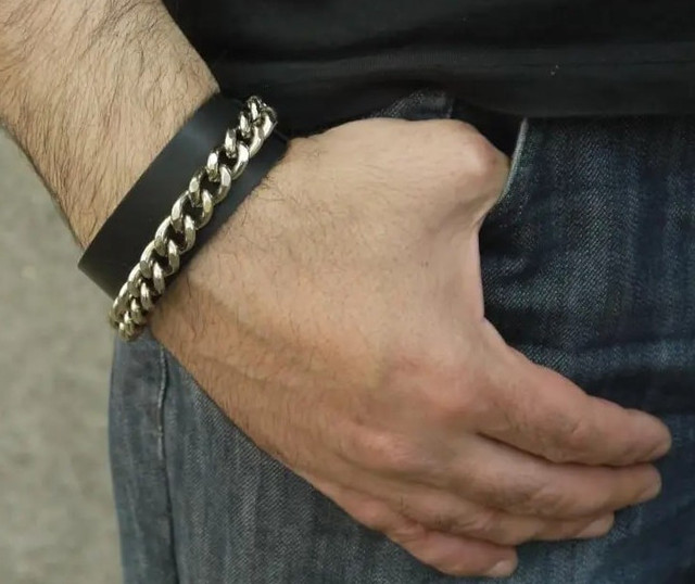 Шкіряний браслет «Chain» Шкіряний браслет «Chain»