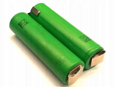 Акумуляторна збірка 18650 7.4V 2500 mAh Li-ion 20A з виводами, фото 1