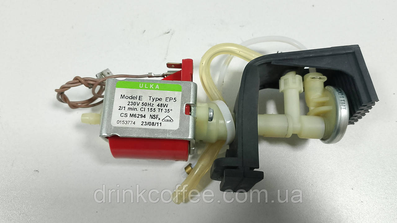 Насос помпа ULKA Type EP5 230V 50Hz 48W у зборі для кавомашини DeLonghi ESAM 04.320.S_2 б/у