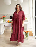 Сукня довга вільного крою батал, фото 4
