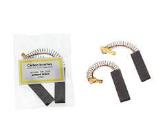 Щітки графітові для пральної машини Bosch MAXX, Siemens (5x12.5x42 мм, клема 4.8 мм), одношарові - 00605694 (в упаковці)